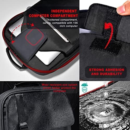 ZINZ 13 14 15 16 Zoll Schlank und Erweiterbar Laptop Rucksack Wasserdicht Notebook Tasche für Männer