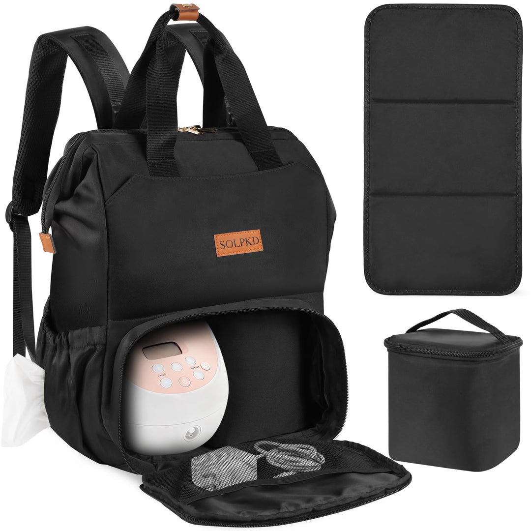 Wickeltaschen-Rucksack, Milchpumpen-Rucksack für Spectra S1, S2, Pumprucksack für berufstätige Mütte