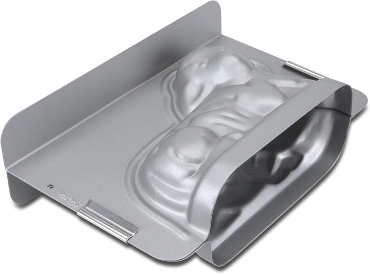 Städter Backform in Form eines Osterlamm, aus silberfarbenem Metall, Temperaturbeständig bis 230 °C,