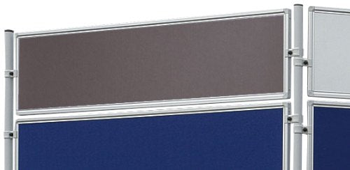 Franken EL-UTF30 12 Textiltafel Eco (beidseitig verwendbar, 120 x 30 cm) grau Filz grau 120 x 30 cm,