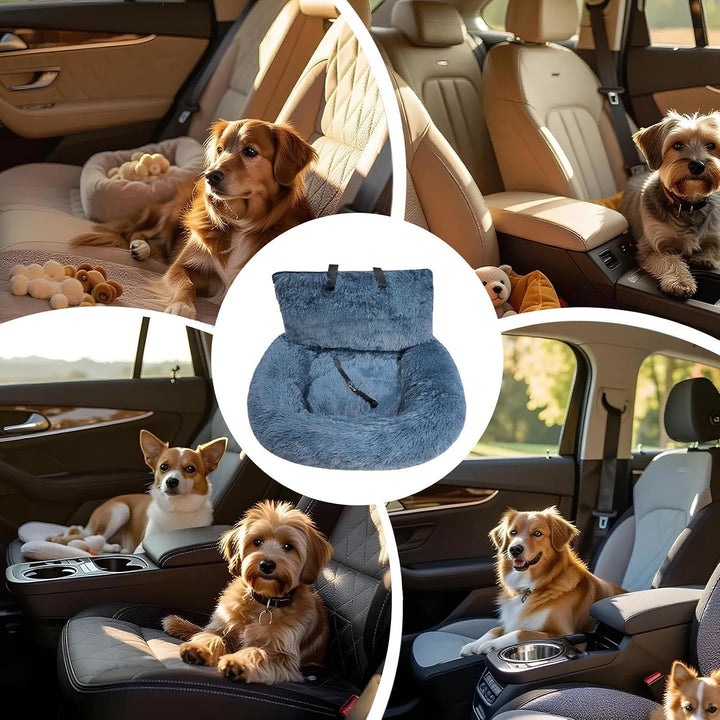 Autositz für Hunde, Autositz für Haustiere, weicher Welpenautositz – rutschfestes und abnehmbares De