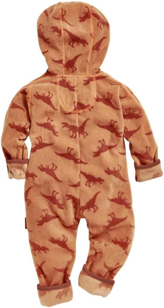 Playshoes Baby Fleece-Overall, atmungsaktiver Unisex-Jumpsuit für Jungen und Mädchen mit langem Reis