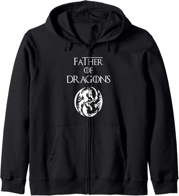 Father of Dragons T Shirt Vater des Drachent Kapuzenjacke