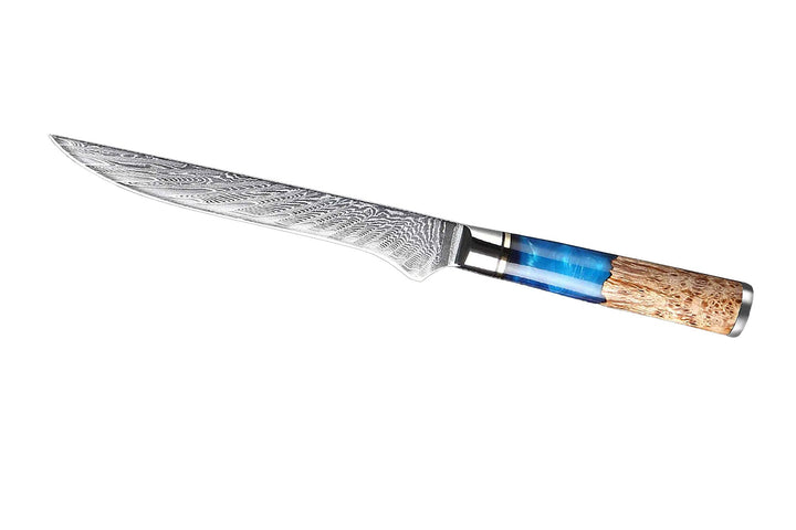 Filetiermesser Ausbeinmesser Extrem Scharf Stechmesser Unikater Holzgriff