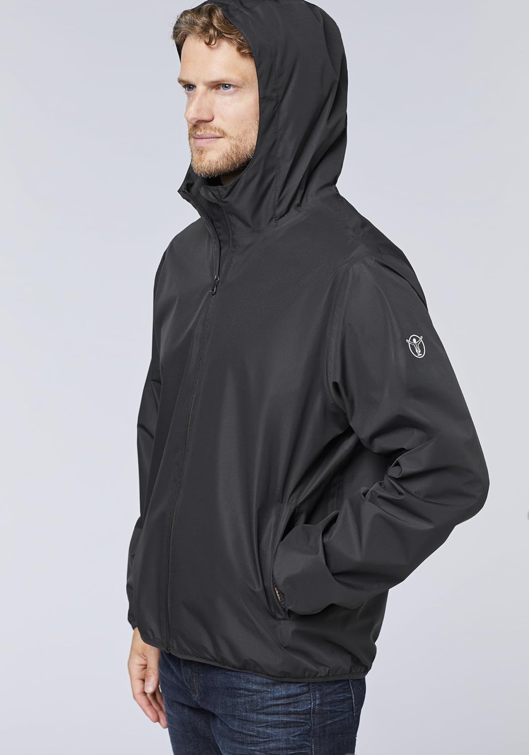 CHIEMSEE Regenjacke Herren wasserdicht und atmungsaktiv I Leichte Regenjacke faltbar I Funktionsjack