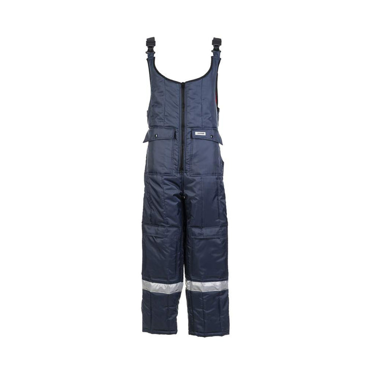 Planam Grösse M Herren Kühl-/Gefrierhaus Kühlhaus Latzhose marine Innenfutter rot Modell 5123 Marine