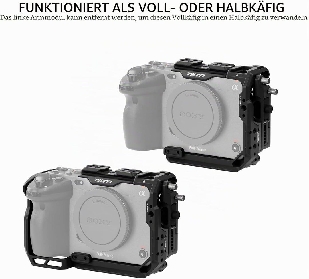 Tilta FX3 FX30 Cage, kompletter Kamerakäfig, kompatibel mit Sony FX3/FX30 Pro Kit mit HDMI-Kabelklem