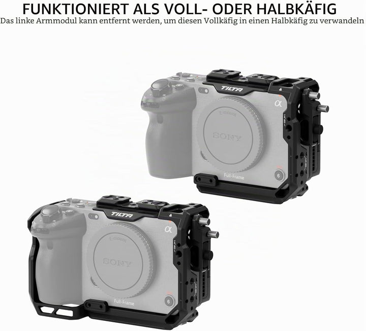 Tilta FX3 FX30 Cage, kompletter Kamerakäfig, kompatibel mit Sony FX3/FX30 Pro Kit mit HDMI-Kabelklem