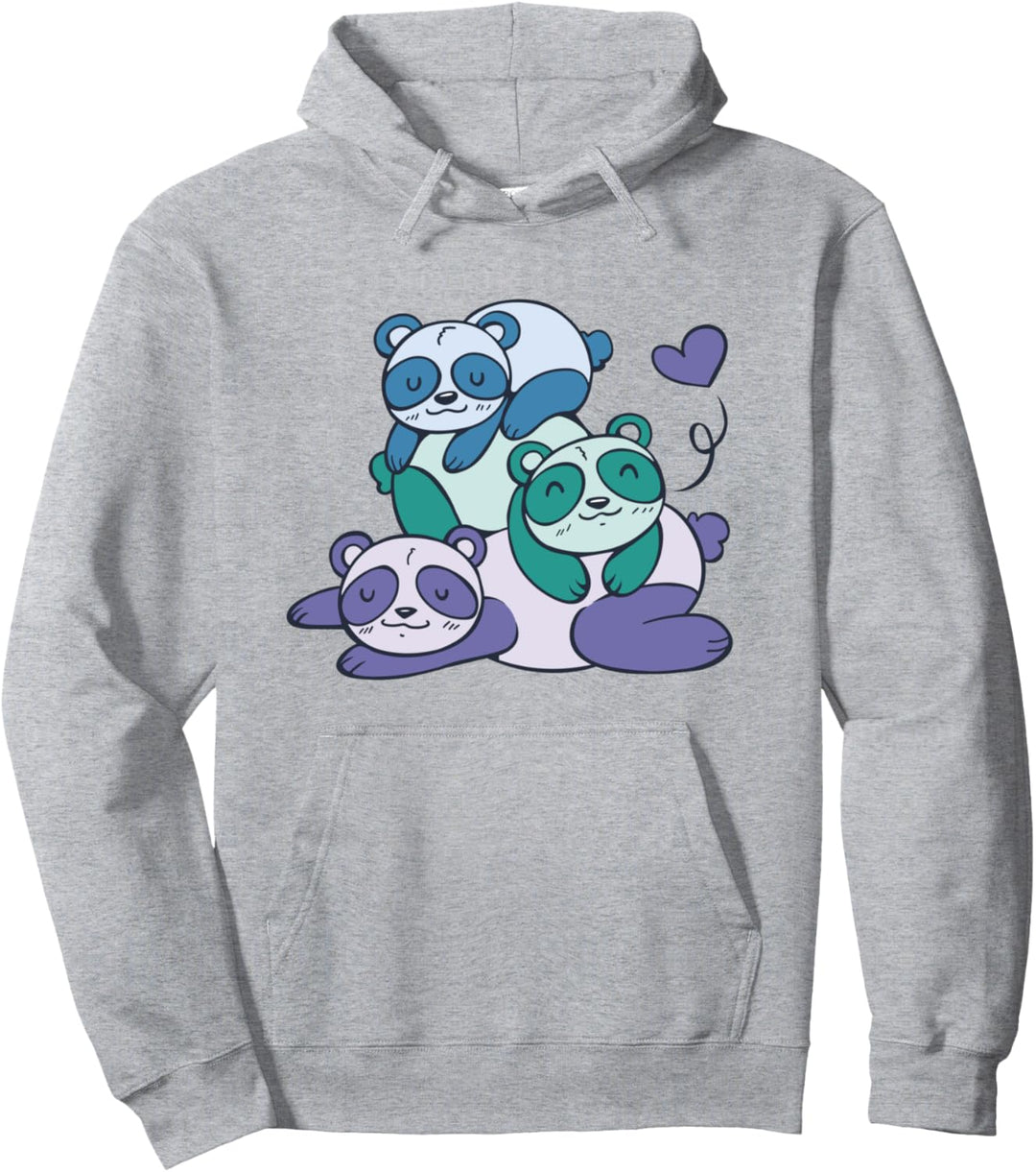 Pandabär, niedlicher Schlaf Pullover Hoodie