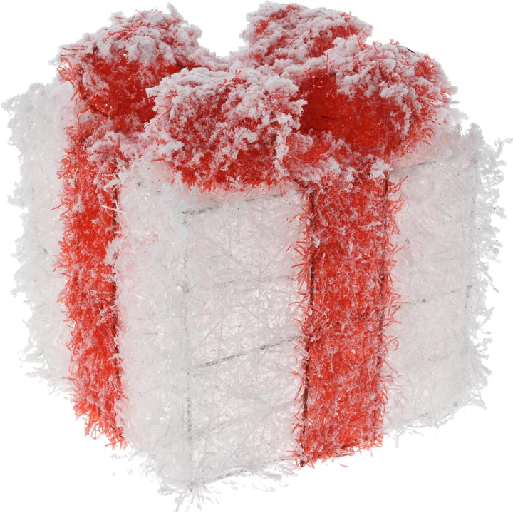 Bambelaa! 3er Led Deko Geschenke Weihnachten Leucht Boxen Weihnachts Dekoration Weihnachtsdeko Beleu