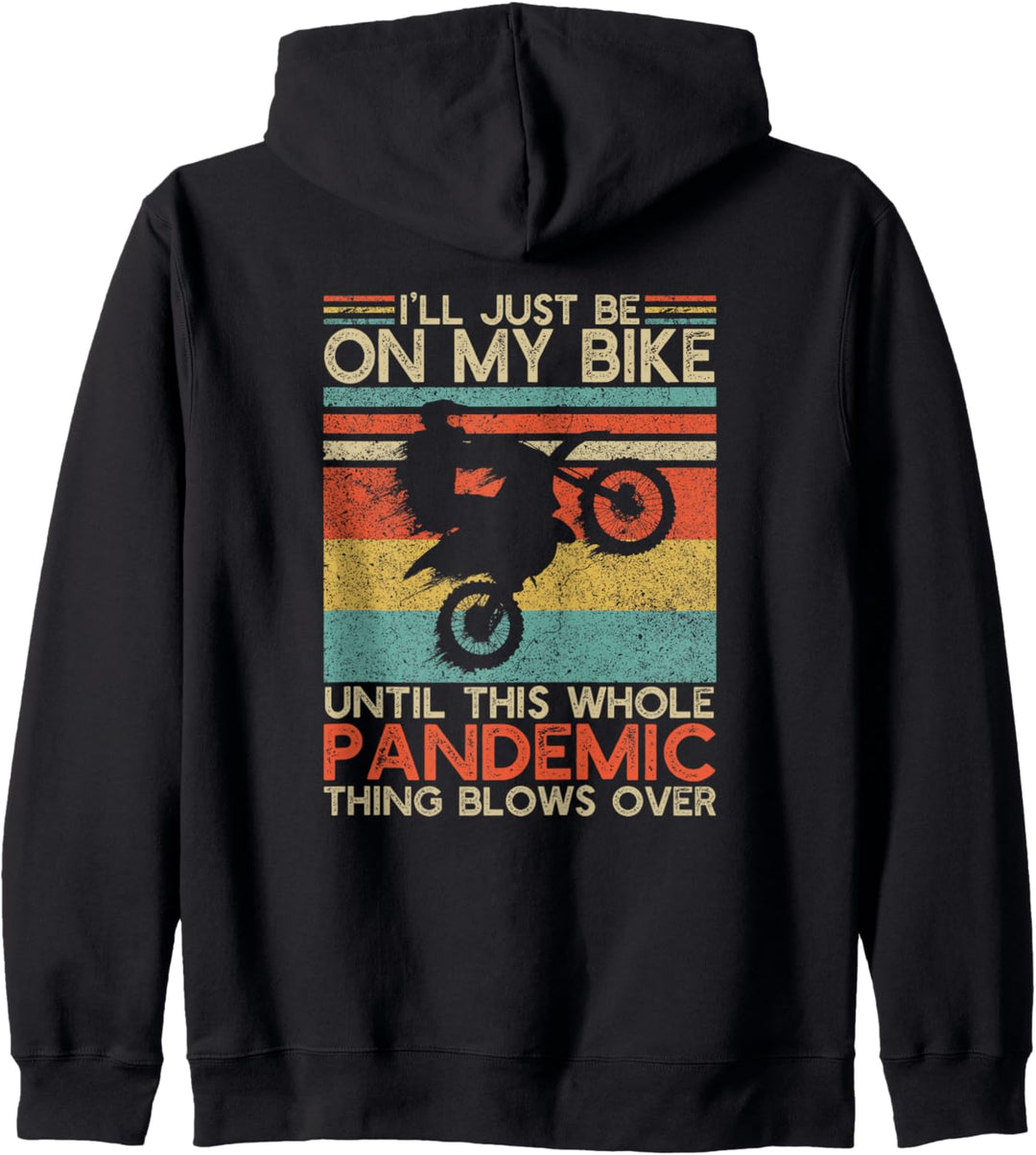 Lustige Vintage Motocross Reiten Dirt Biking Kapuzenjacke
