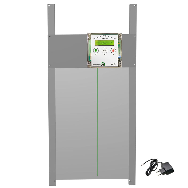 JOSTechnik automatische Hühnerklappe HK2-RE Rahmengerät mit Entenklappe 300x450 mm Rahmengerät 300x4