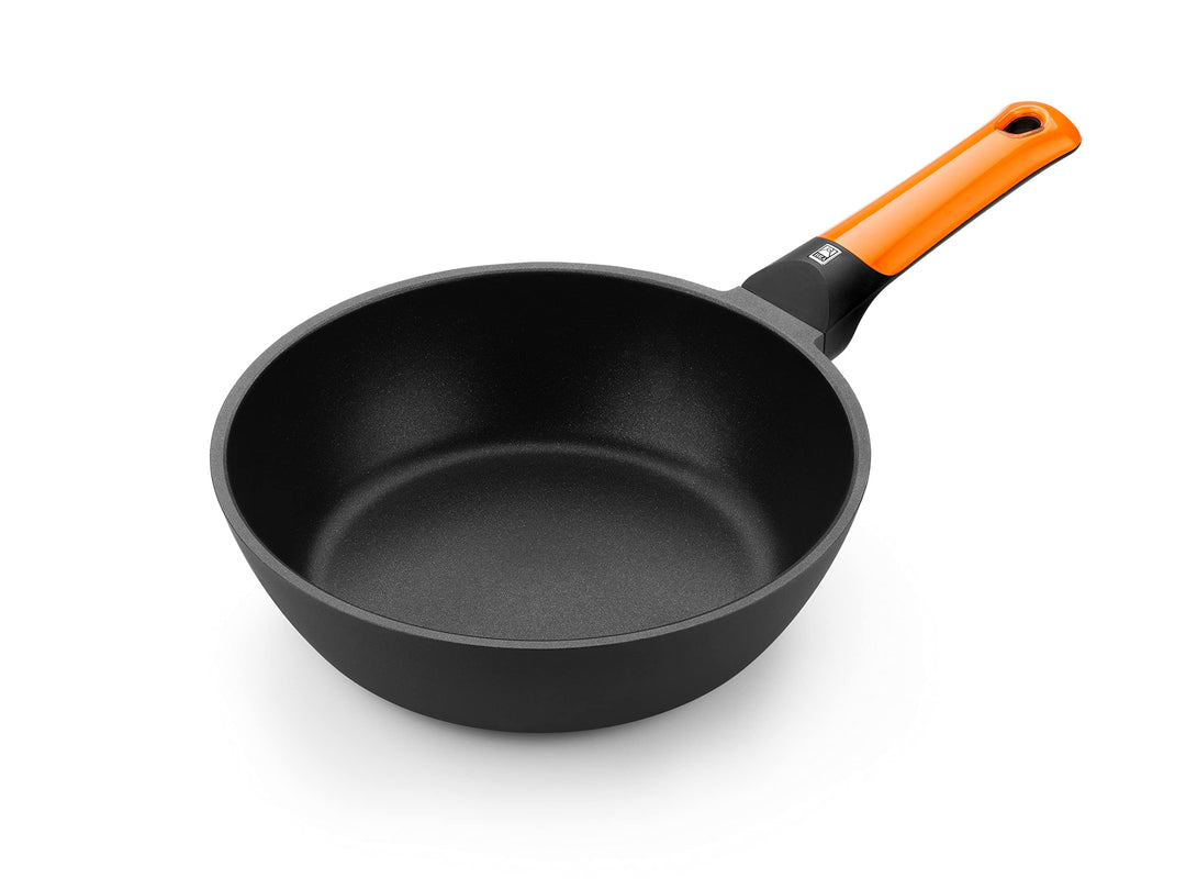 BRA Efficient Orange | Honda 20 cm Bratpfanne, Aluminiumguss mit Platinum Plus Antihaftbeschichtung,