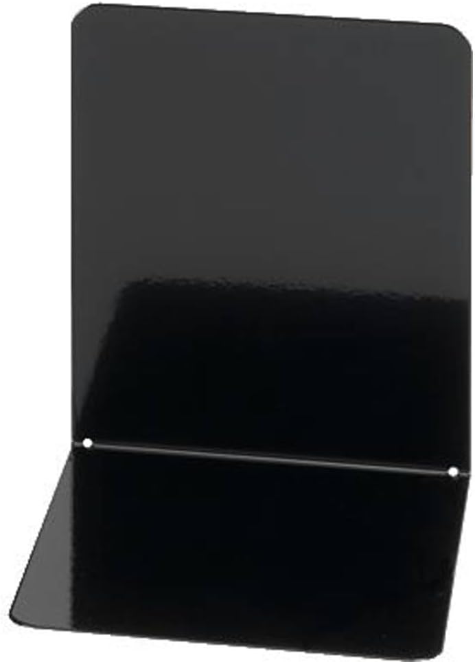 MAUL Buchstütze aus Metall (2er Pack) 14x12x14cm | Bücherhalter, Organzier für Kinder, Bücher, Büro,