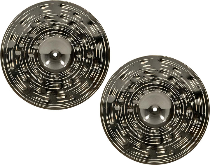 Meinl Cymbals Classics Custom Dark Hihat 14 Zoll (Video) Schlagzeug Becken – Paar – (35,56cm) B12 Br