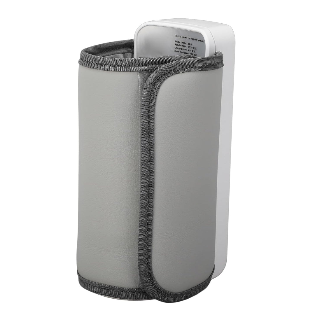 Tragbarer Flaschenwärmer mit 6000mAh - Schnelles Aufheizen in 2-5 Min, 48H Warmhalten, Präzise Tempe