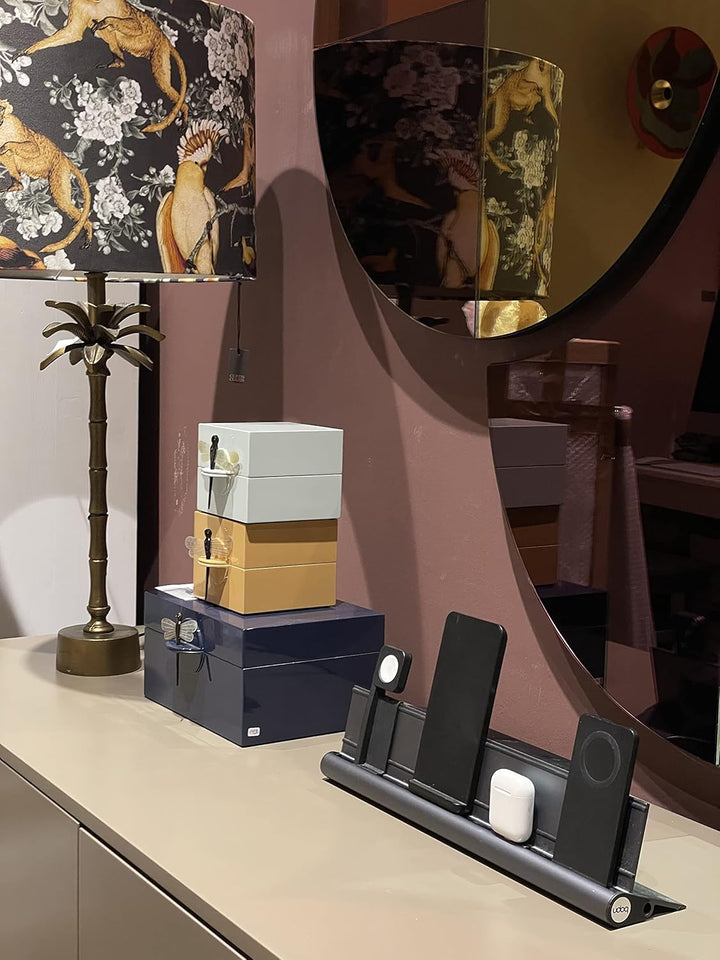 Universal Ladestation für Smartphones Tablets und AirPods, udoq 400, Aluminium, mit Power Delivery F