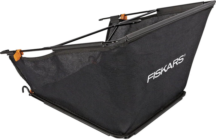 Fiskars Grasfangkorb für Fiskars Spindelmäher StaySharp Max, 18 Liter, StaySharp, Schwarz/Orange, 10