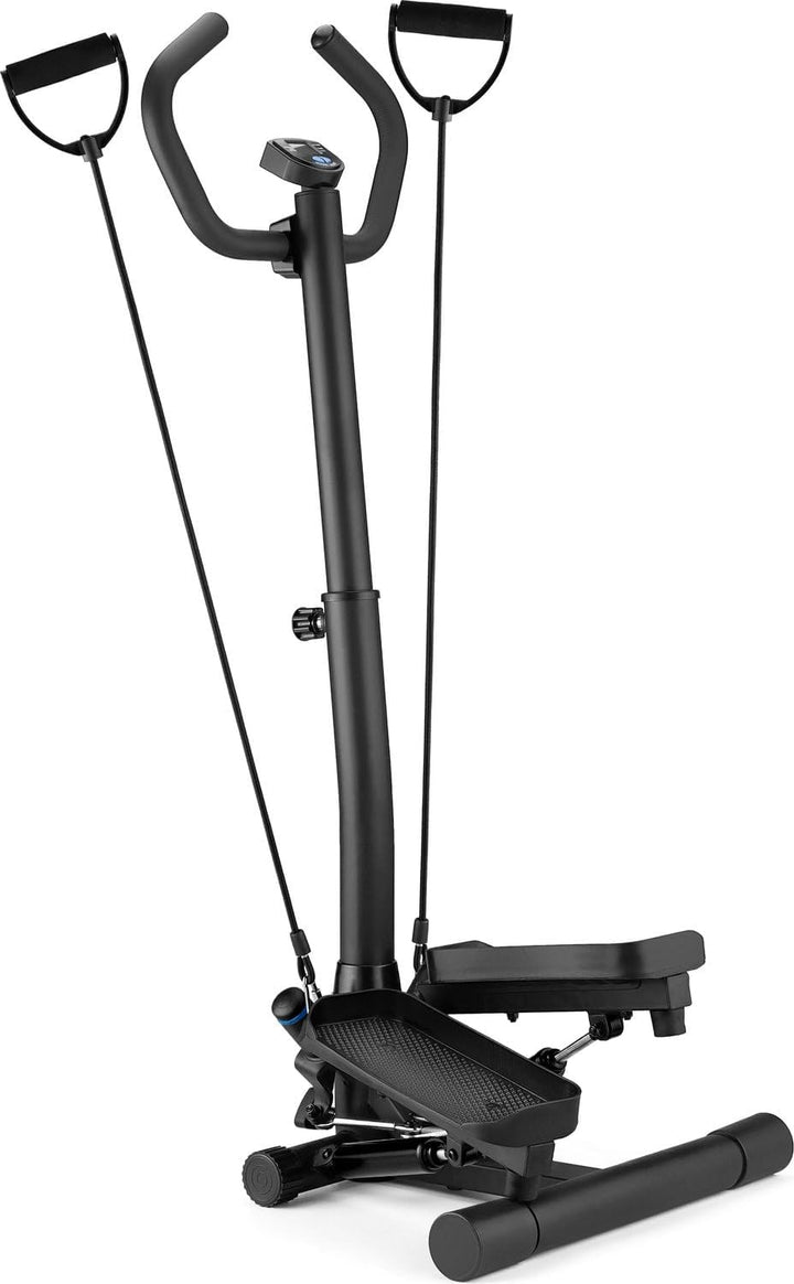 Gymtek XST900 Stepper, Drehstepper mit Haltegriffen & Expanderbänder - Twist Mini Stepper mit LCD, S
