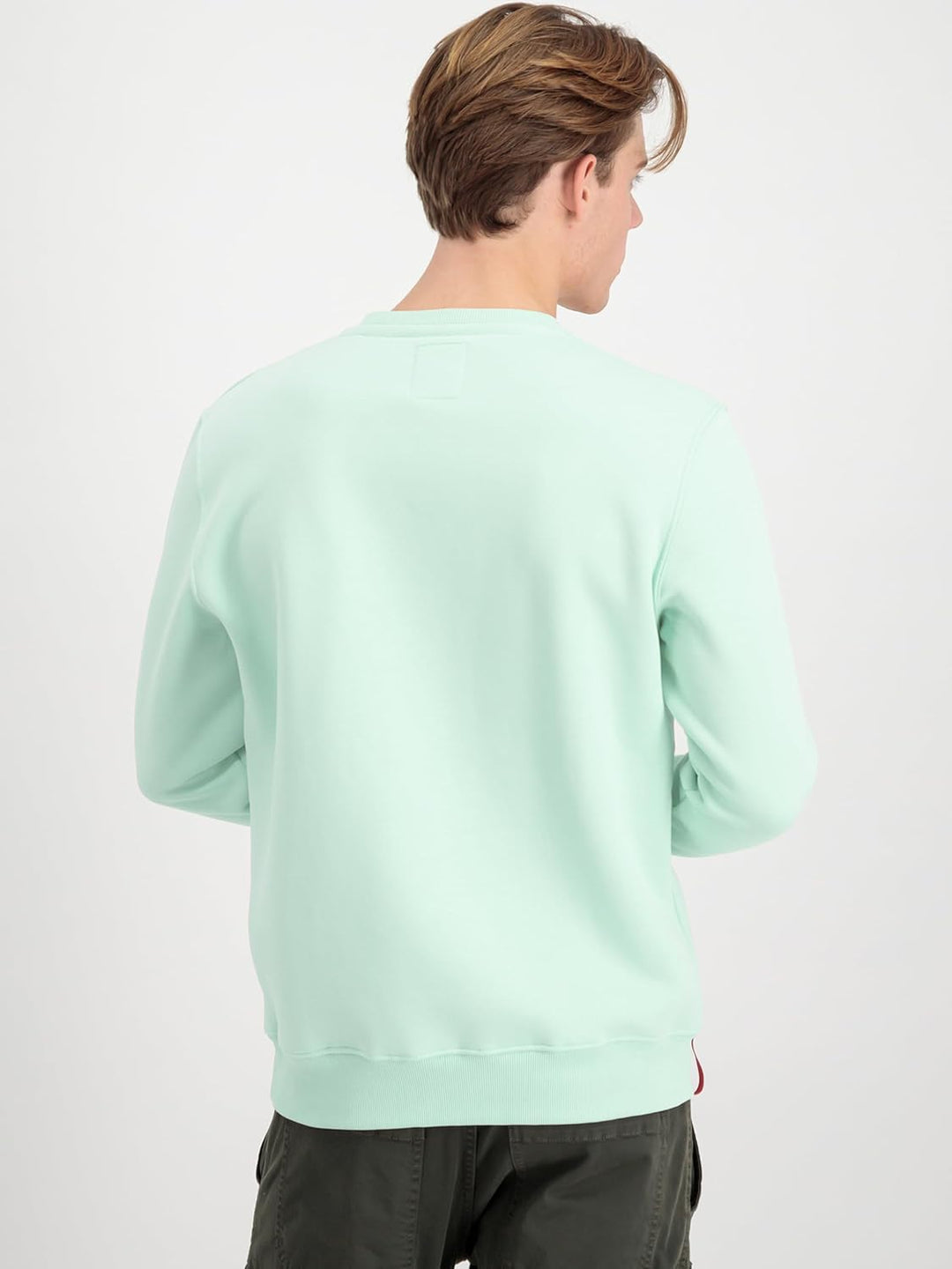 ALPHA INDUSTRIES Herren Basic Sweater Sweatshirt für Herren Sweatshirt (1er Pack) XS Mint, XS Mint