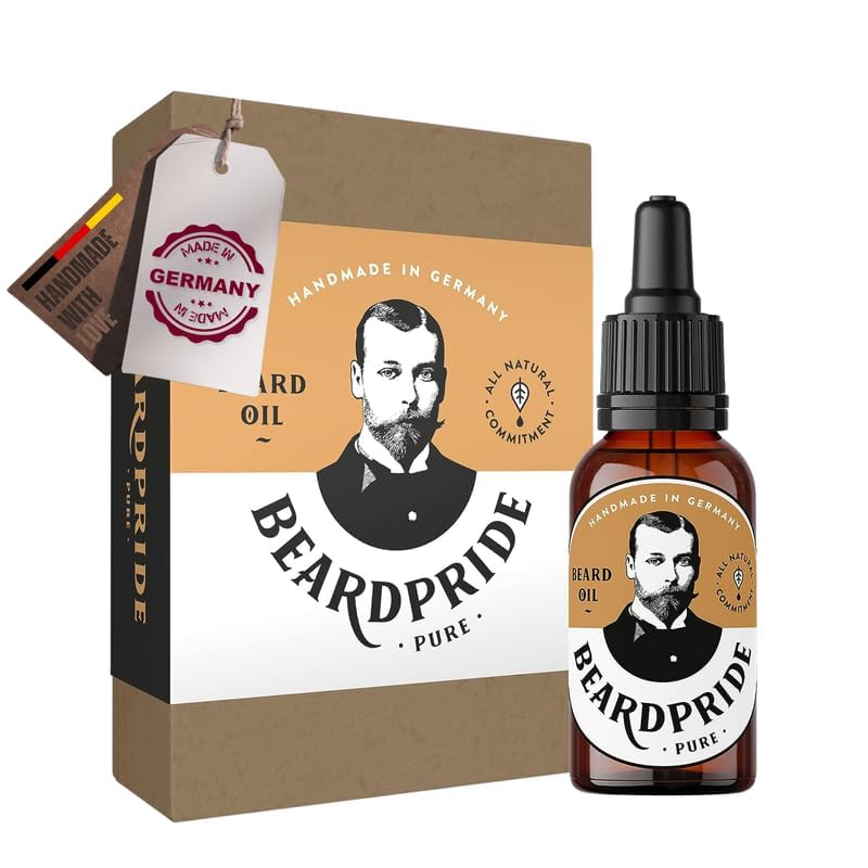 Beardpride® Premium Bartöl | Für Bartpflege und Hautpflege | Unterstützt deinen Bart beim Wachstum |