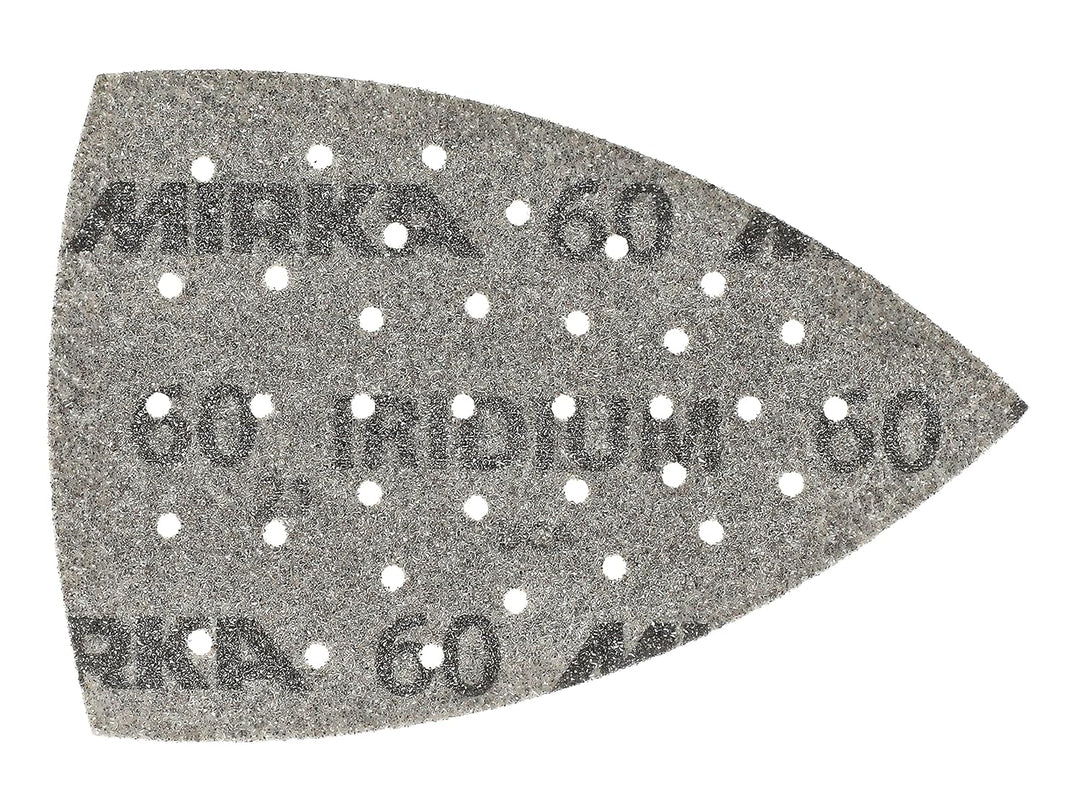Mirka Iridium Schleifdreieck Premium-Schleifpapier 100x152x152mm 36-Loch Klett Korn 60, 50 Stk / Zum