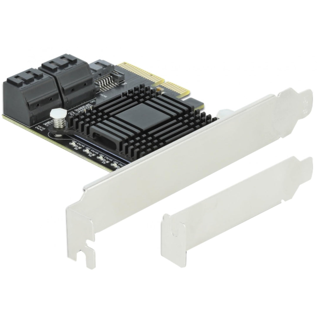 Delock 5 Port SATA PCI Express x4 Karte - Low Profile Formfaktor