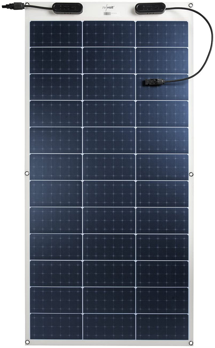 revolt Solarmodul flexibel: Ultraleichtes flexibles Solarmodul für MC4, salzwasserfest, 100W, IP67 (