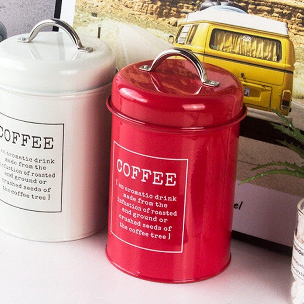Sanfly Behälter Für Tee, Kaffee, Zucker, 3 Stück, Metall, Vorratsdosen Für Tee, Kaffee, Zucker, Fris