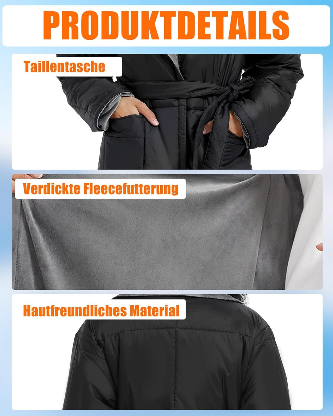 CYCYHEAT Heizdecke mit Ärmeln 20000mAh Akku Kabellos für Herren & Damen – Verbesserte Heiztechnologi