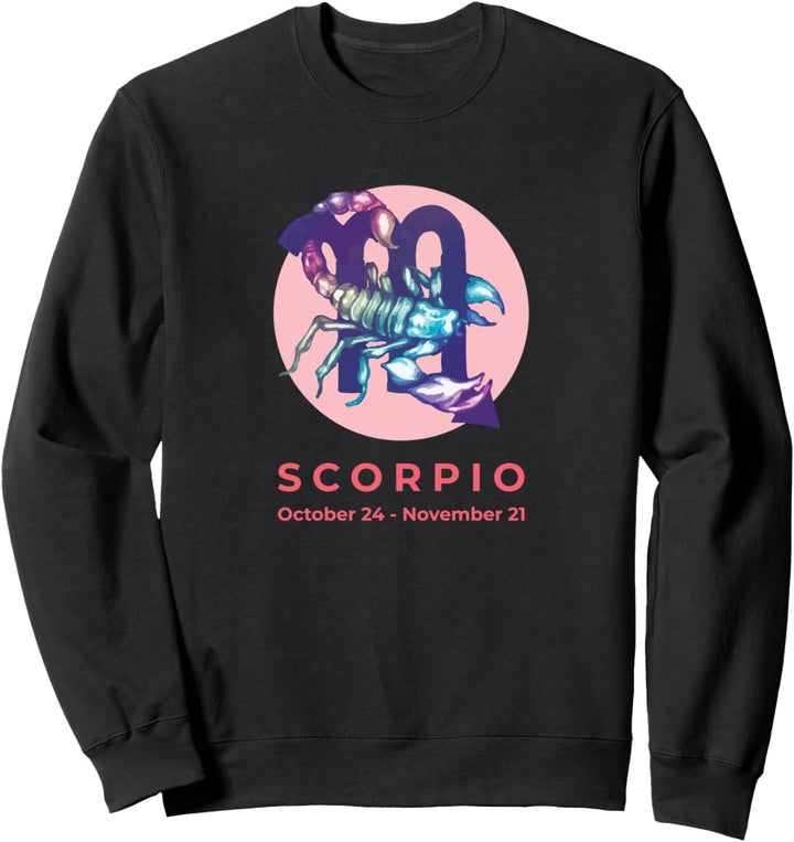 Skorpion Tierkreiszeichen Boho Horoskop Astrologie November Sweatshirt