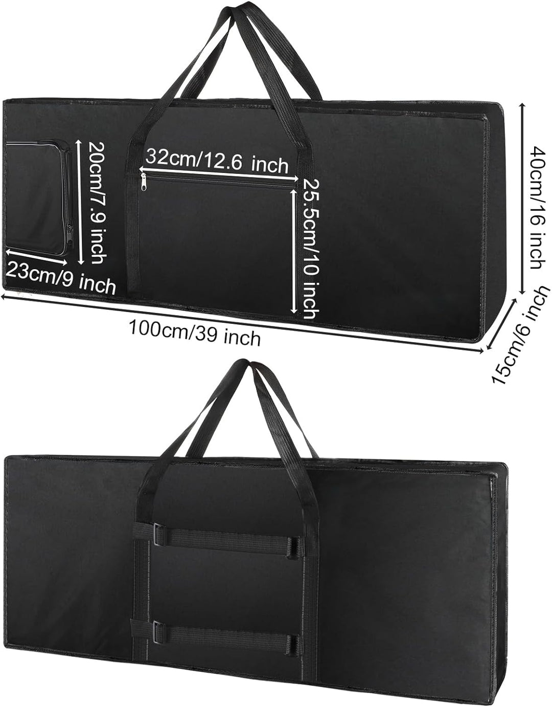 Lawei 61 Key Keyboard Tasche Keyboardtasche Tragbar Keyboard Piano Soft Bag Portable Wasserdicht Key