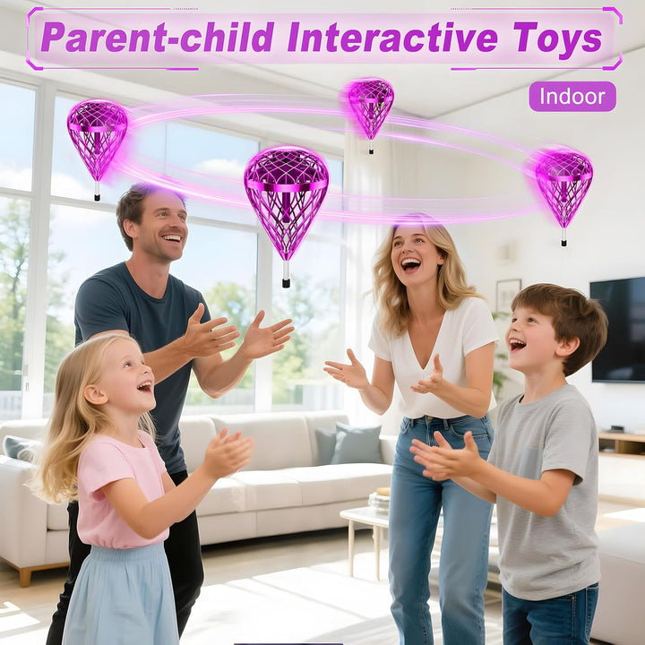 Alyssa Flying Orb Ball Fallschirm Spielzeug, 360 ° Rotating Magic Hover Spinner, Schwebender Ball Co