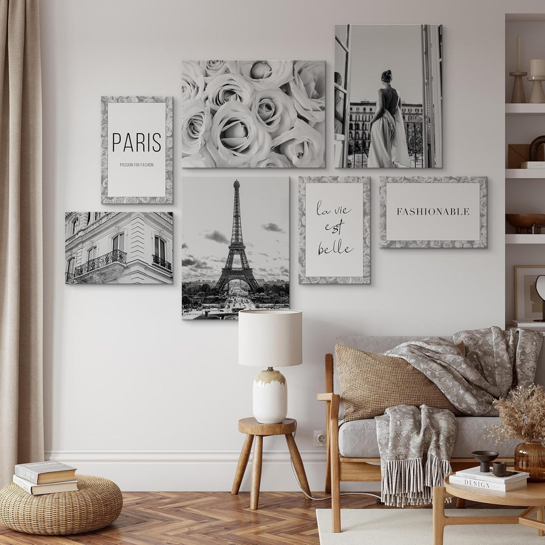 Muralo - Wandbilder Set - Leinwand Bilder Set Aufhängefertig - Bilder für Wohnzimmer Schlafzimmer -