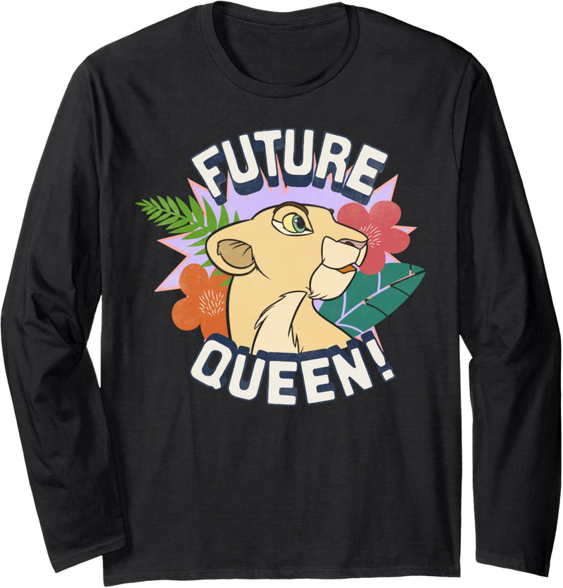 Disney The Lion King Nala Future Queen Floral Portrait Langarmshirt