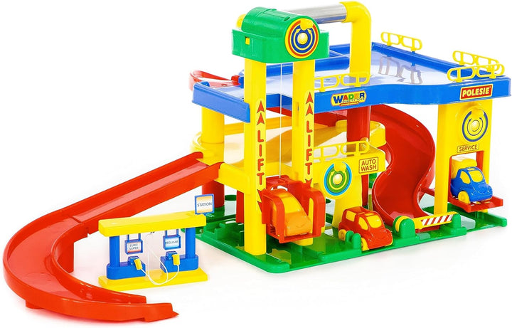 Wader Quality Toys Garage Nr. 1 mit Autos