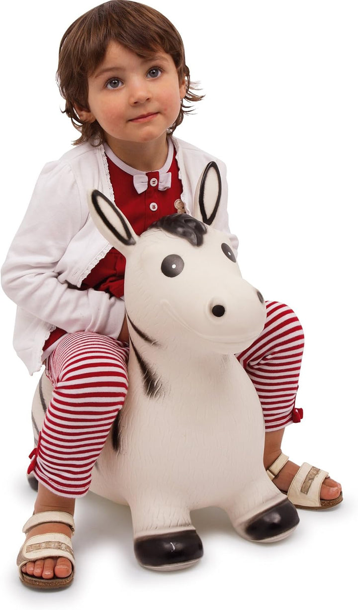 small foot Hüpftier "Zebra" für drinnen und draussen, aus robustem Kunststoff und nur 1,38 kg schwer