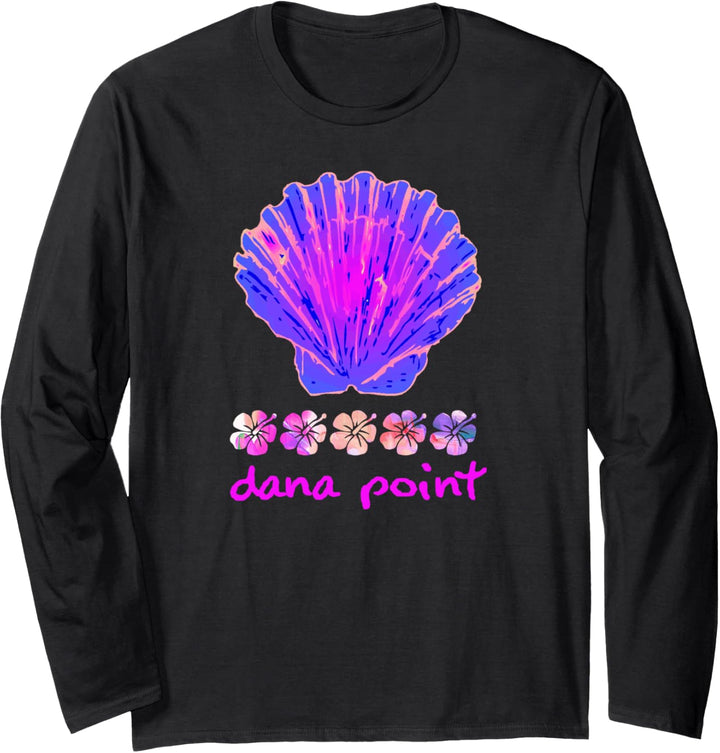 Dana Point Beach Travel Tropical Shell Langarmshirt