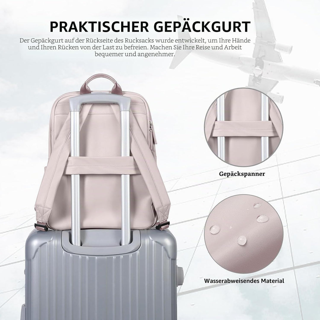 GOLF SUPAGS Laptop Rucksack Damen Elegant 14 Zoll Schulrucksack Herren Tagesrucksack Wasserdicht Sch