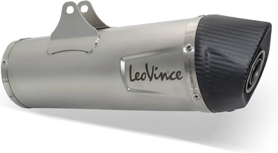 Auspuffanlage LeoVince Komplettanlage SBK LV ONE EVO, Edelstahl, Carbon Kappe, 1/1 für KTM 690 SMC R