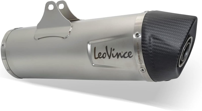 Auspuffanlage LeoVince Komplettanlage SBK LV ONE EVO, Edelstahl, Carbon Kappe, 1/1 für KTM 690 SMC R