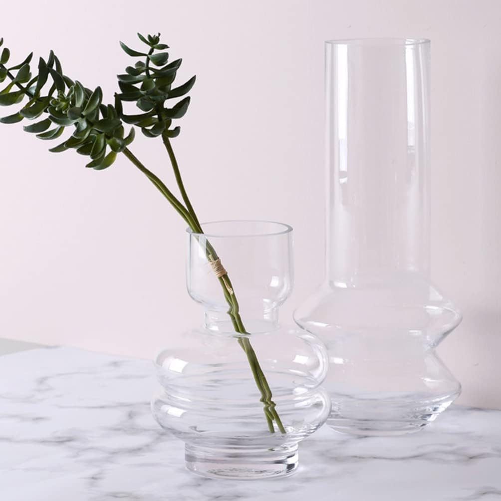 Glasvase Trockenblumenvase Hydrokulturvase Aus Glas Hahnenfussschlüssel Pflanzgefäss Aus Glas Einfac
