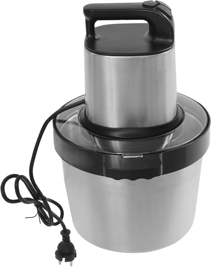 1500W Elektrischer Zerkleinerer für Fleisch Gemüse Obst Hacken Rühren Mischen 650ml Kapazität 3 Gesc