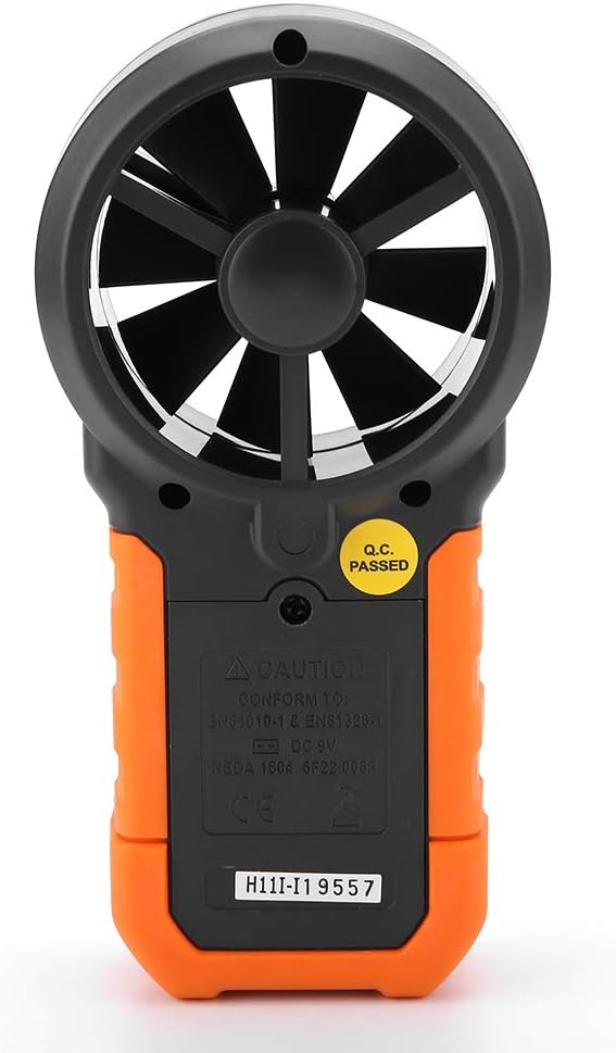 Digital Windmesser PM6252A Anemometer Luftvolumen Messanemometer mit LCD Display für Windsurf Drache