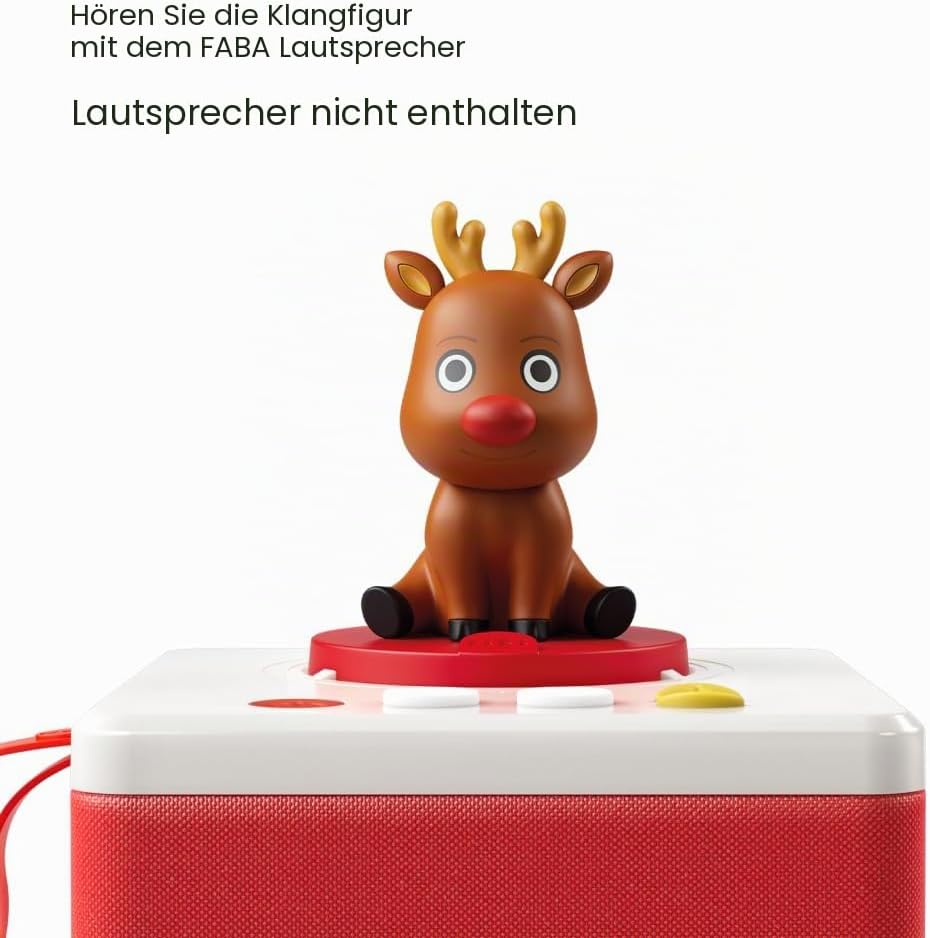 FABA Klangfigur Das Weihnachten von Rudolph - Klanggeschichten - Spielzeug, pädagogische Inhalte, it