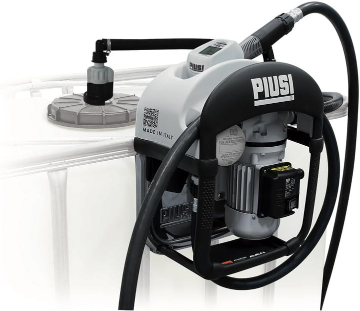 Piusi SEC-Anschluss für AdBlue/DEF- und Wasserfässer mit 90° Ausgang und 3/4"-Schlauchhalter | F1545
