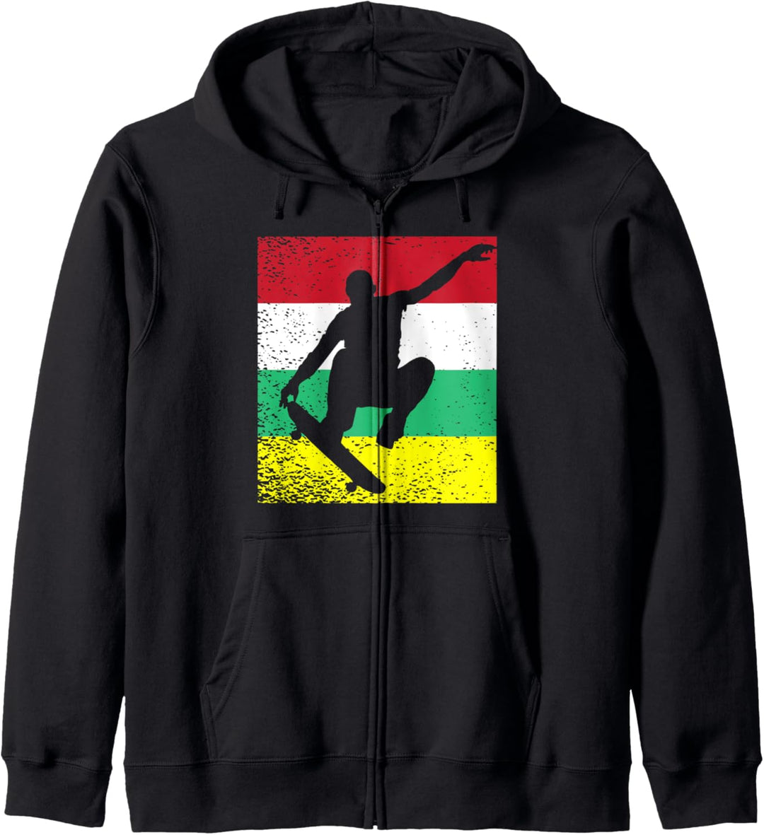 Skateboarding Vintage Retro Skateboarder Kapuzenjacke