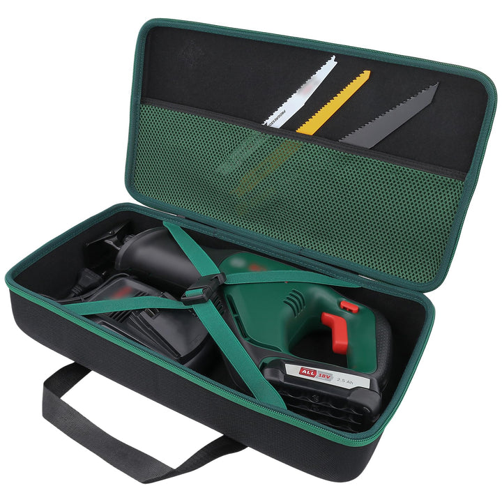 co2CREA Hart Tragbare Schutzhülle Etui Tasche für Bosch Akku Säbelsäge AdvancedRecip 18,Nur Tasche