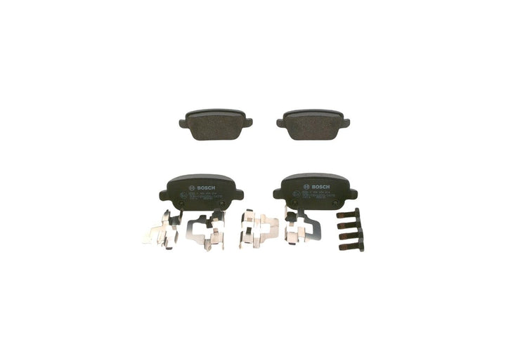 Bosch BP1150 Bremsbeläge - Hinterachse - ECE-R90 Zertifizierung - vier Bremsbeläge pro Set