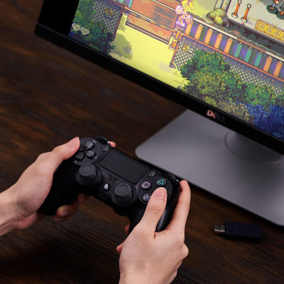 Mcbazel Wireless 8 Bit USB Adapter 2 with OTG Adapter Accessory Compatible with OLED Switch/NS Switc